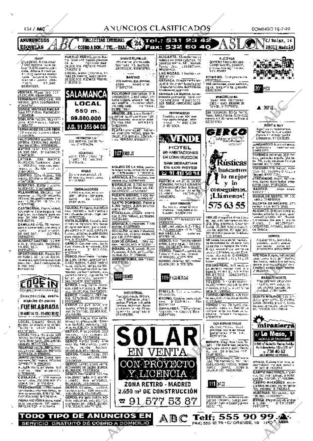 ABC MADRID 18-07-1999 página 134