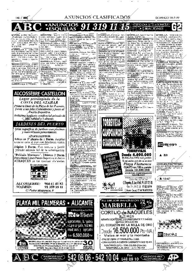 ABC MADRID 18-07-1999 página 140