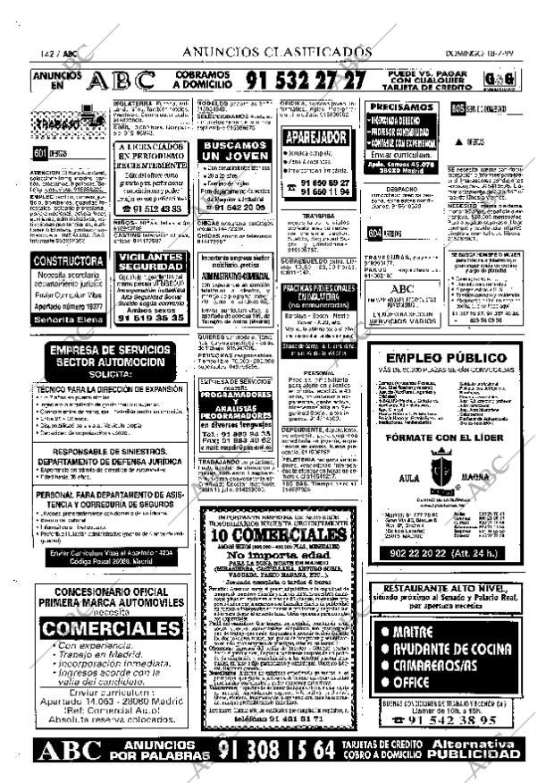 ABC MADRID 18-07-1999 página 142