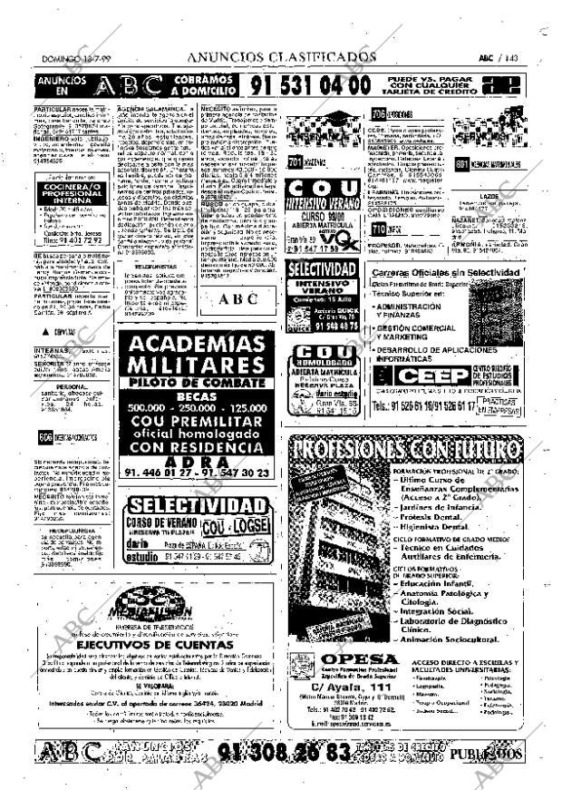 ABC MADRID 18-07-1999 página 143