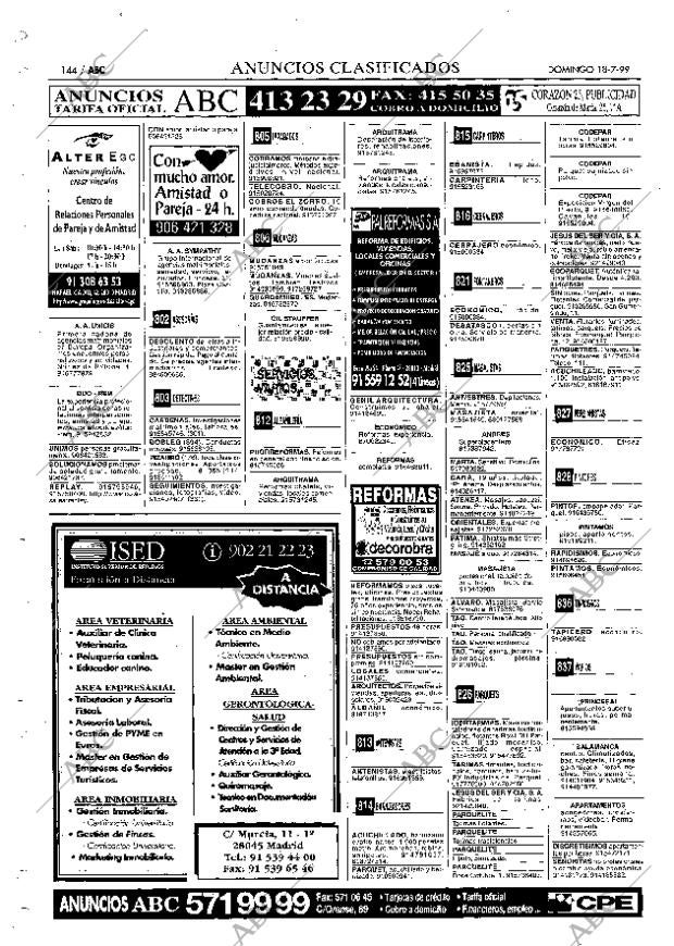 ABC MADRID 18-07-1999 página 144