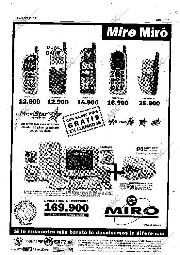ABC MADRID 18-07-1999 página 149