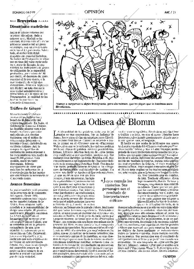 ABC MADRID 18-07-1999 página 21