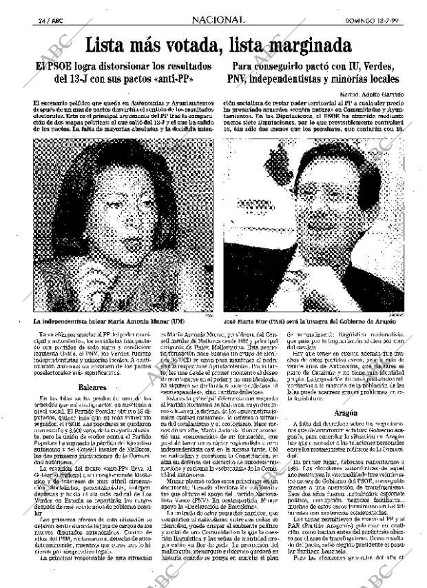 ABC MADRID 18-07-1999 página 24