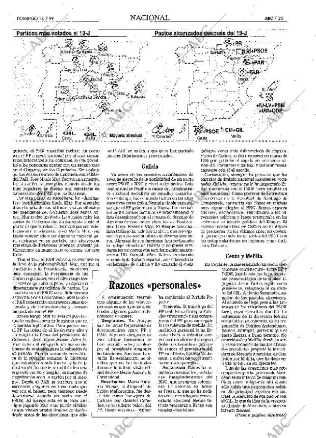 ABC MADRID 18-07-1999 página 25