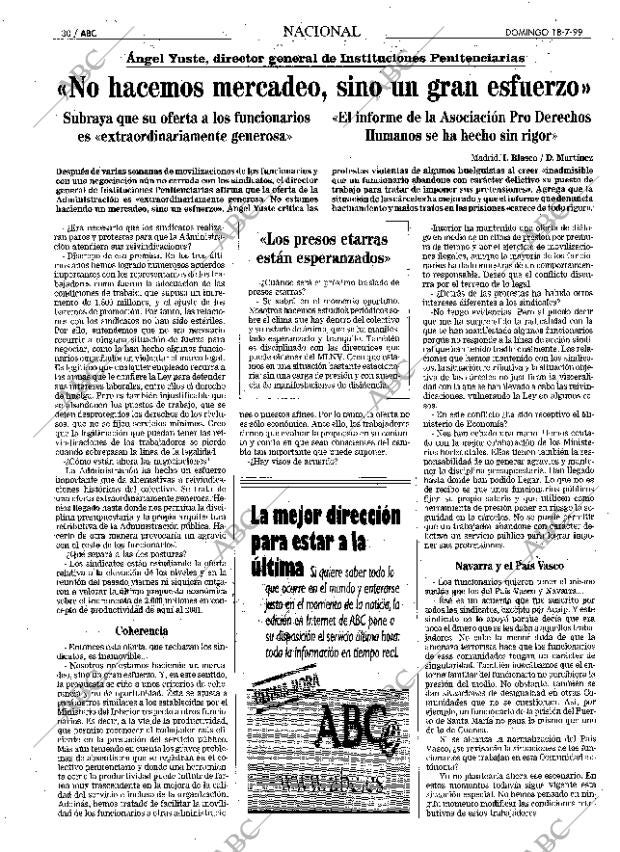 ABC MADRID 18-07-1999 página 30