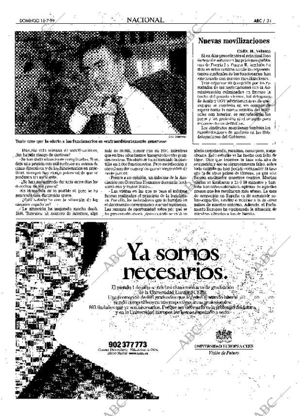 ABC MADRID 18-07-1999 página 31