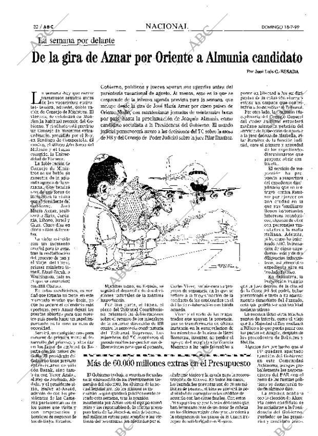 ABC MADRID 18-07-1999 página 32
