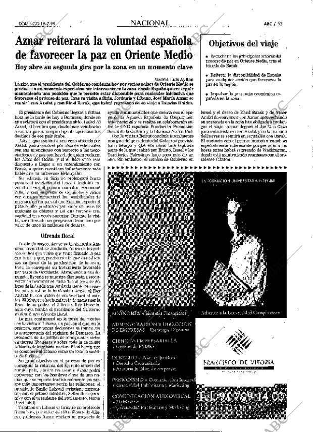 ABC MADRID 18-07-1999 página 33