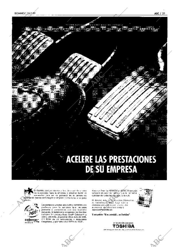 ABC MADRID 18-07-1999 página 39