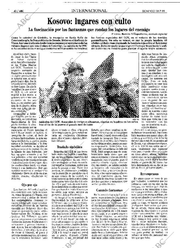 ABC MADRID 18-07-1999 página 40
