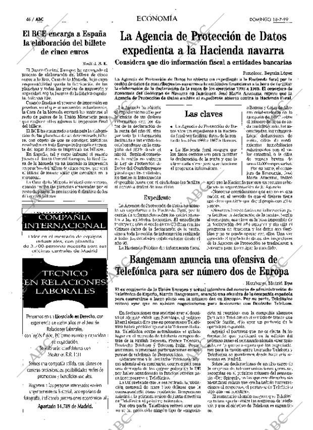 ABC MADRID 18-07-1999 página 46