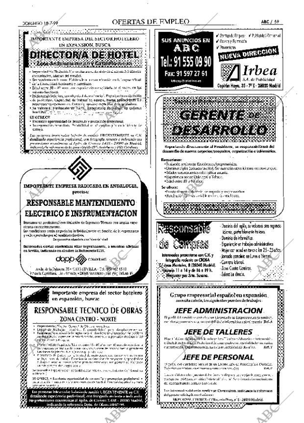 ABC MADRID 18-07-1999 página 59