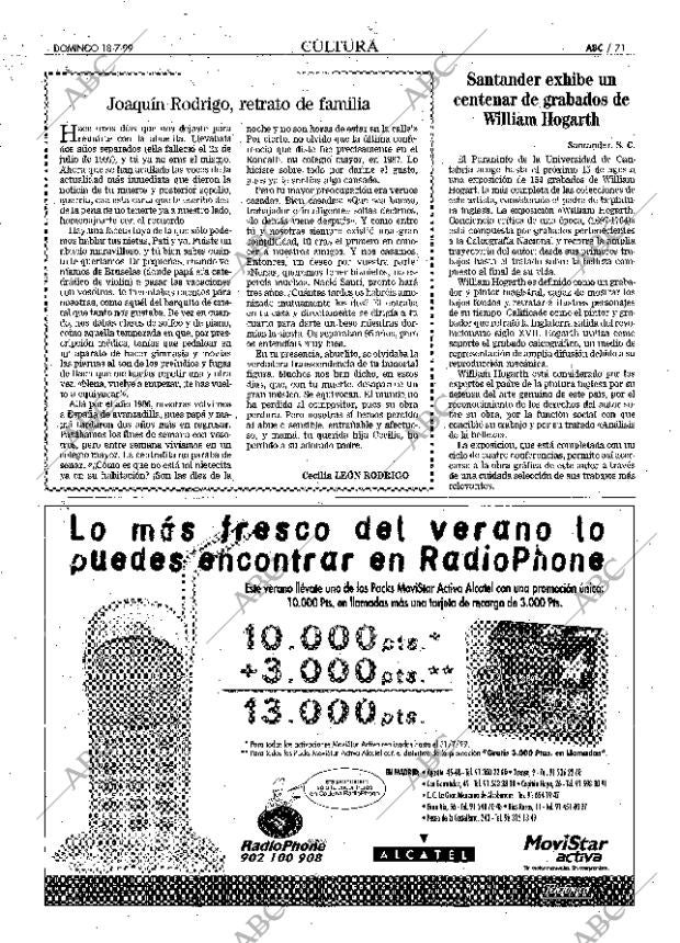 ABC MADRID 18-07-1999 página 71