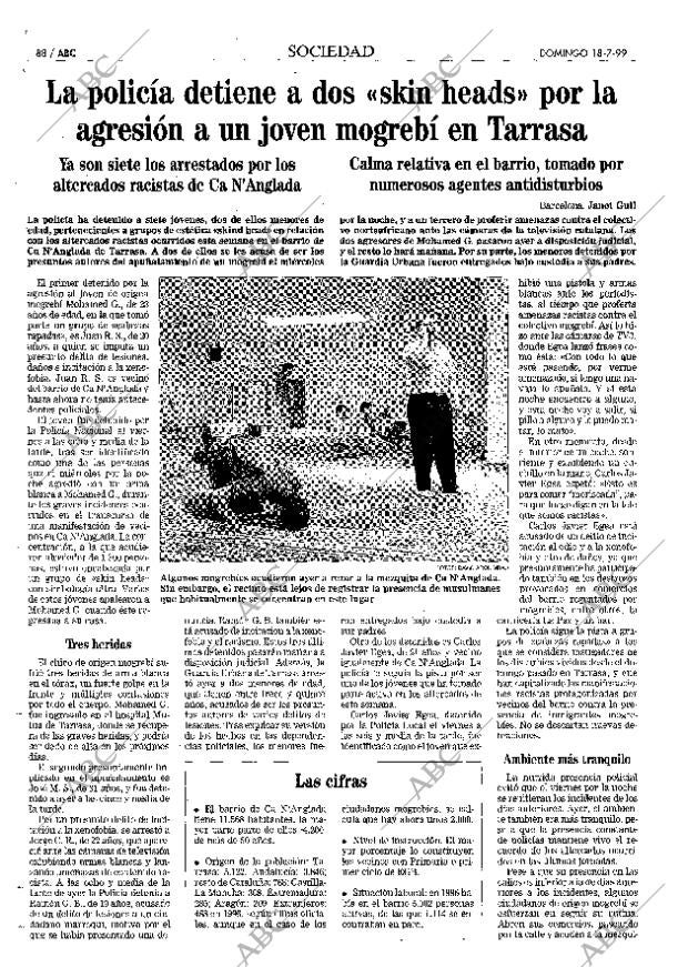 ABC MADRID 18-07-1999 página 88