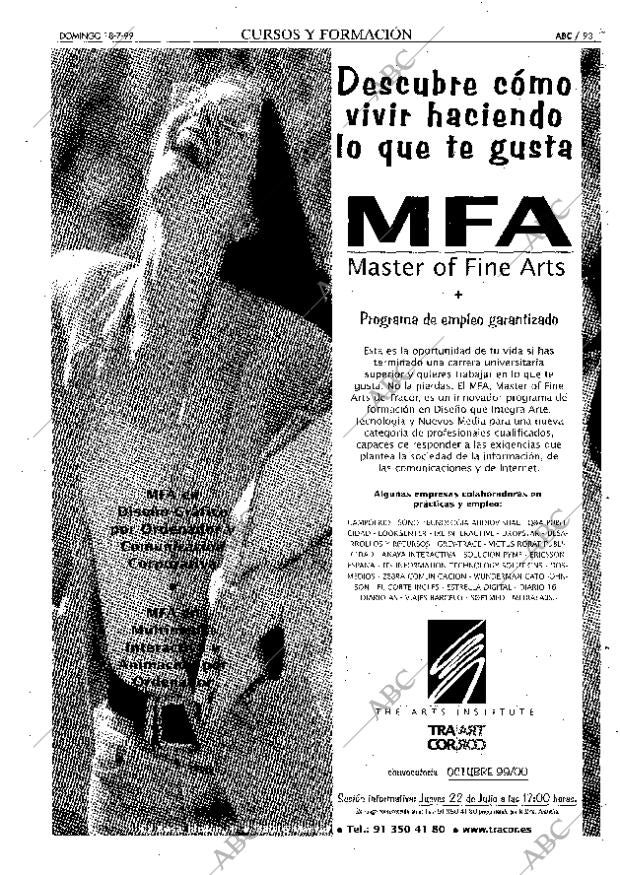 ABC MADRID 18-07-1999 página 93