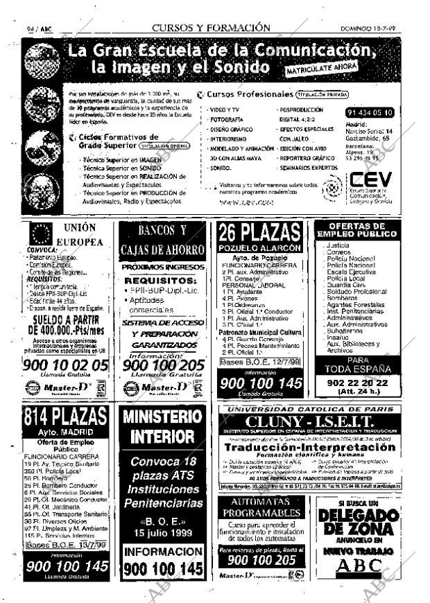 ABC MADRID 18-07-1999 página 94