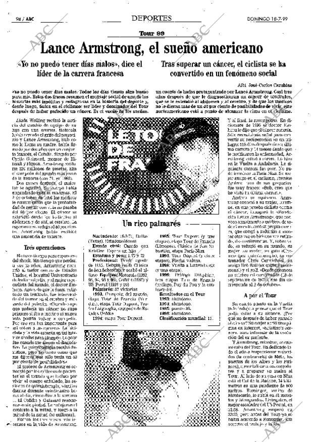 ABC MADRID 18-07-1999 página 98