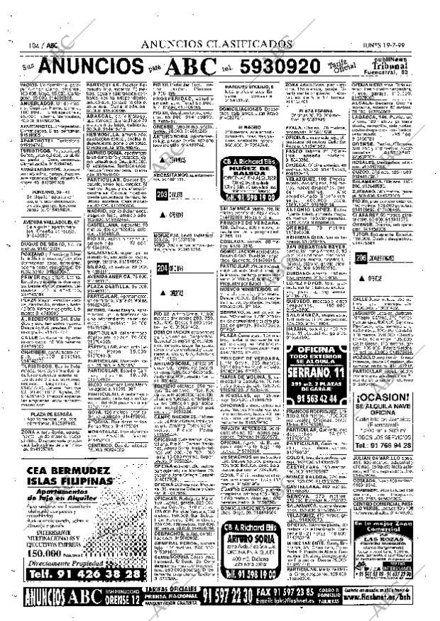 ABC MADRID 19-07-1999 página 104