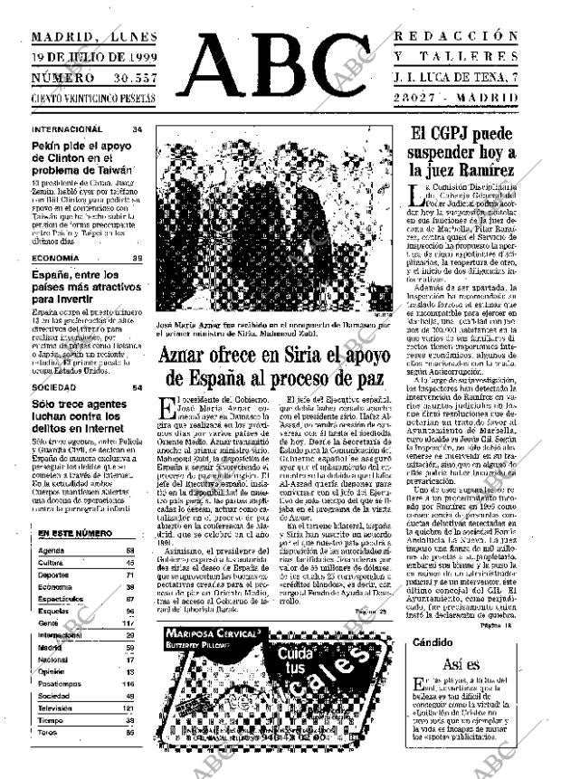 ABC MADRID 19-07-1999 página 11