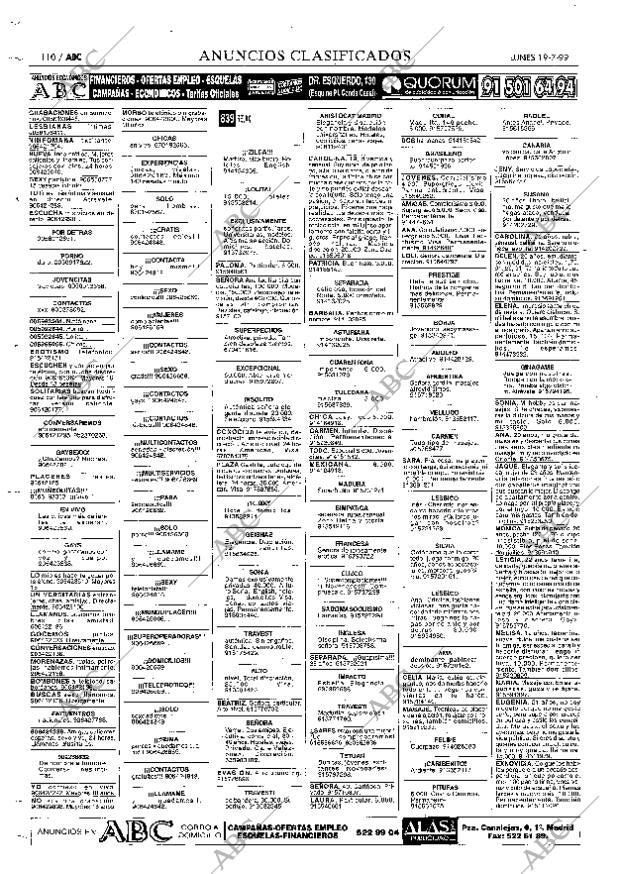 ABC MADRID 19-07-1999 página 110