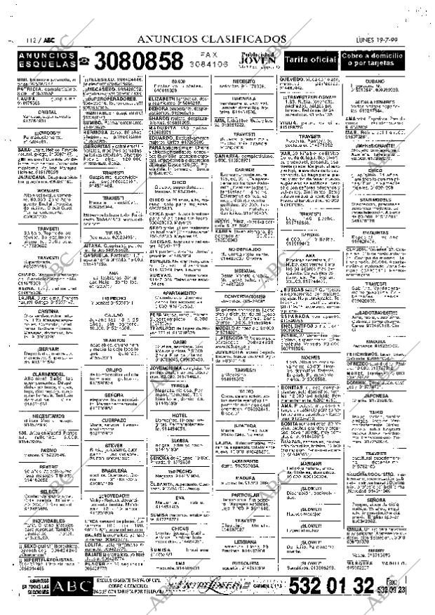 ABC MADRID 19-07-1999 página 112