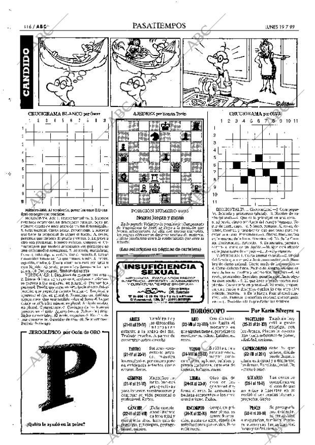 ABC MADRID 19-07-1999 página 116