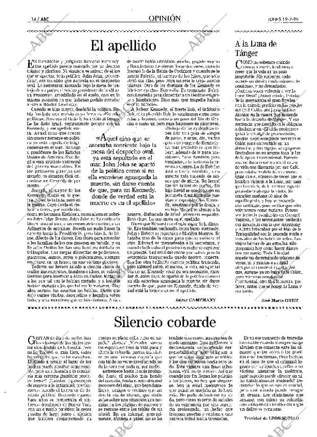 ABC MADRID 19-07-1999 página 14