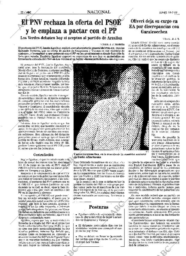ABC MADRID 19-07-1999 página 22