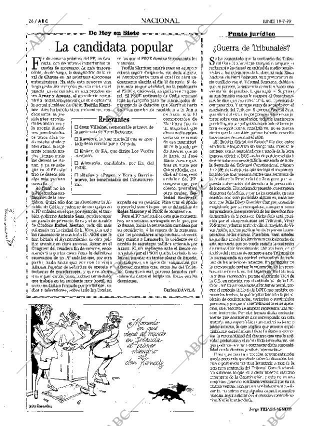 ABC MADRID 19-07-1999 página 26