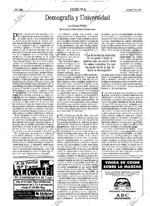 ABC MADRID 19-07-1999 página 28