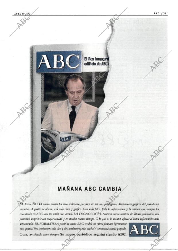 ABC MADRID 19-07-1999 página 33