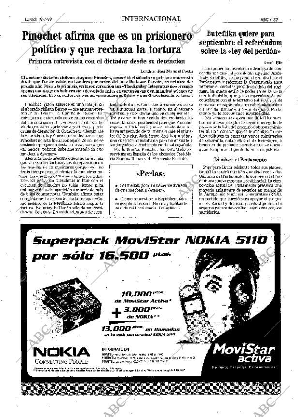ABC MADRID 19-07-1999 página 37