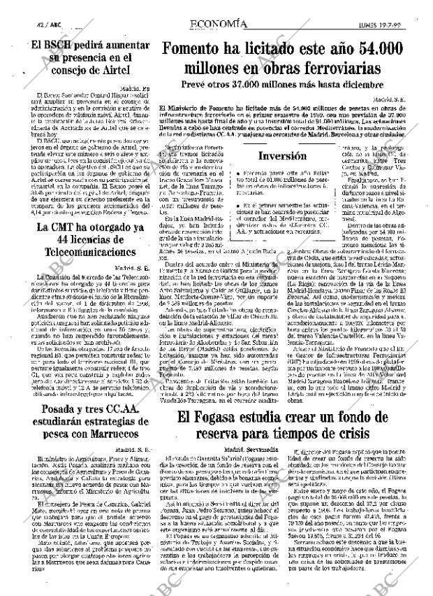 ABC MADRID 19-07-1999 página 42
