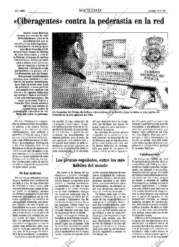 ABC MADRID 19-07-1999 página 54