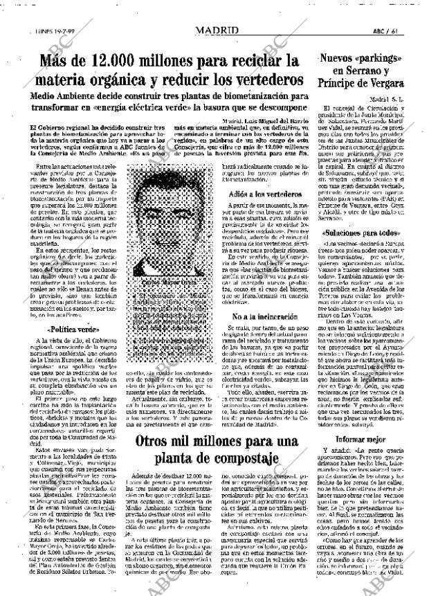 ABC MADRID 19-07-1999 página 61