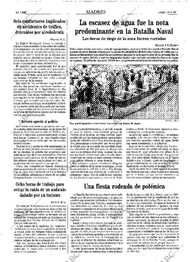 ABC MADRID 19-07-1999 página 62