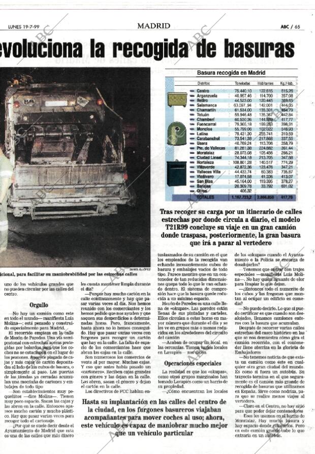 ABC MADRID 19-07-1999 página 65