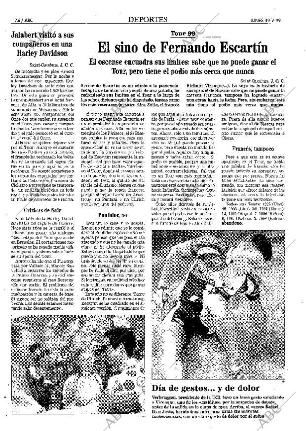 ABC MADRID 19-07-1999 página 74