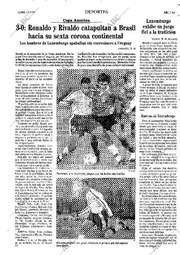 ABC MADRID 19-07-1999 página 81