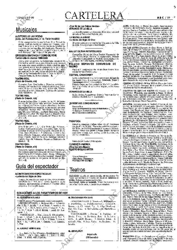 ABC MADRID 19-07-1999 página 89
