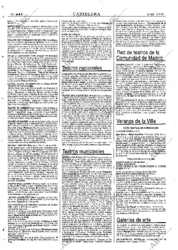 ABC MADRID 19-07-1999 página 90