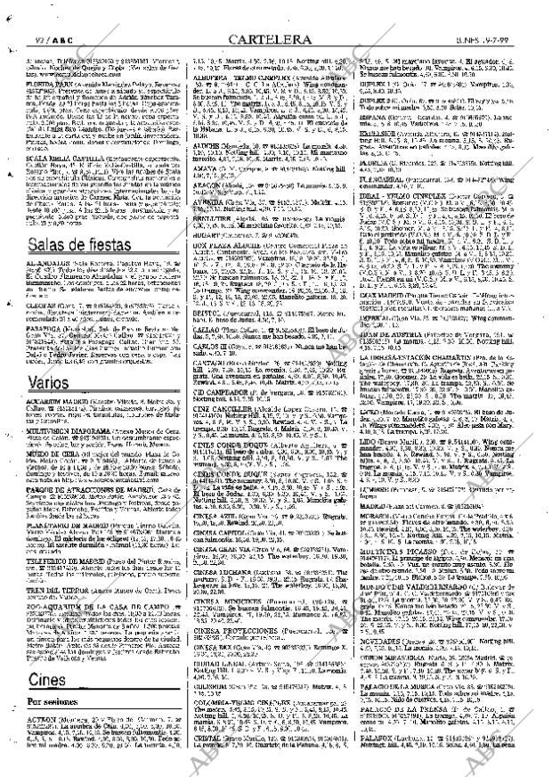 ABC MADRID 19-07-1999 página 92