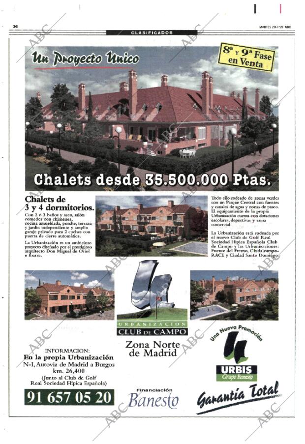ABC MADRID 20-07-1999 página 132