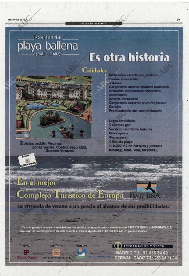 ABC MADRID 20-07-1999 página 133