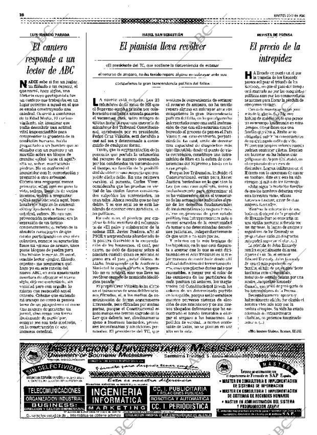 ABC MADRID 20-07-1999 página 16