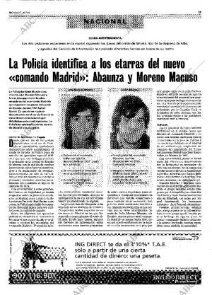 ABC MADRID 20-07-1999 página 17