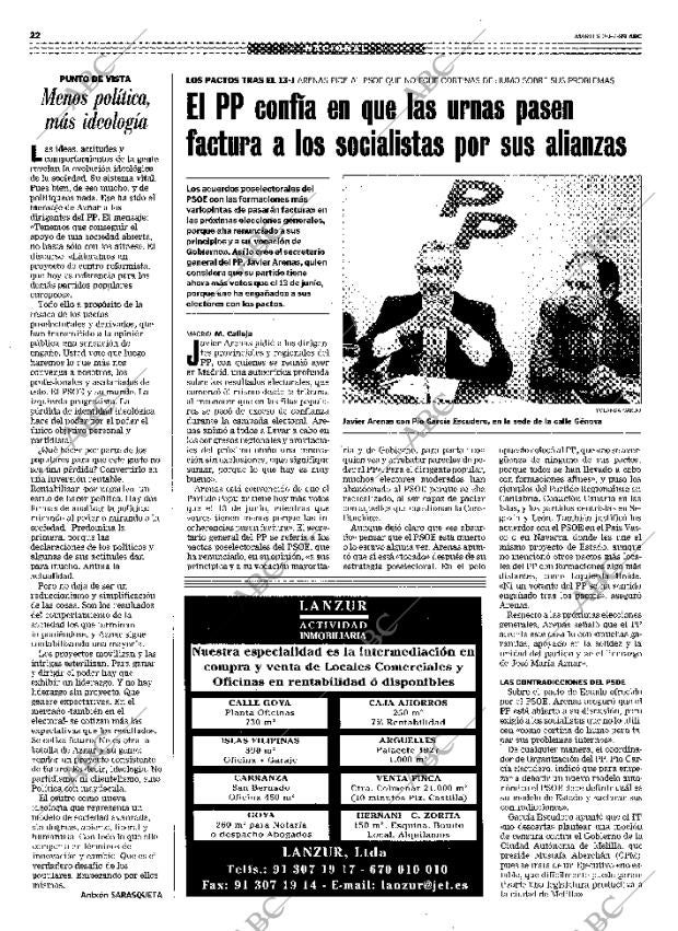 ABC MADRID 20-07-1999 página 22