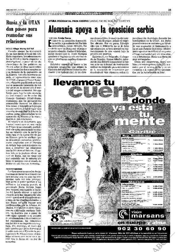 ABC MADRID 20-07-1999 página 33