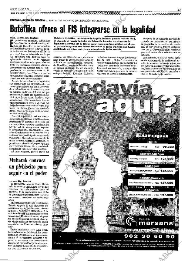 ABC MADRID 20-07-1999 página 37